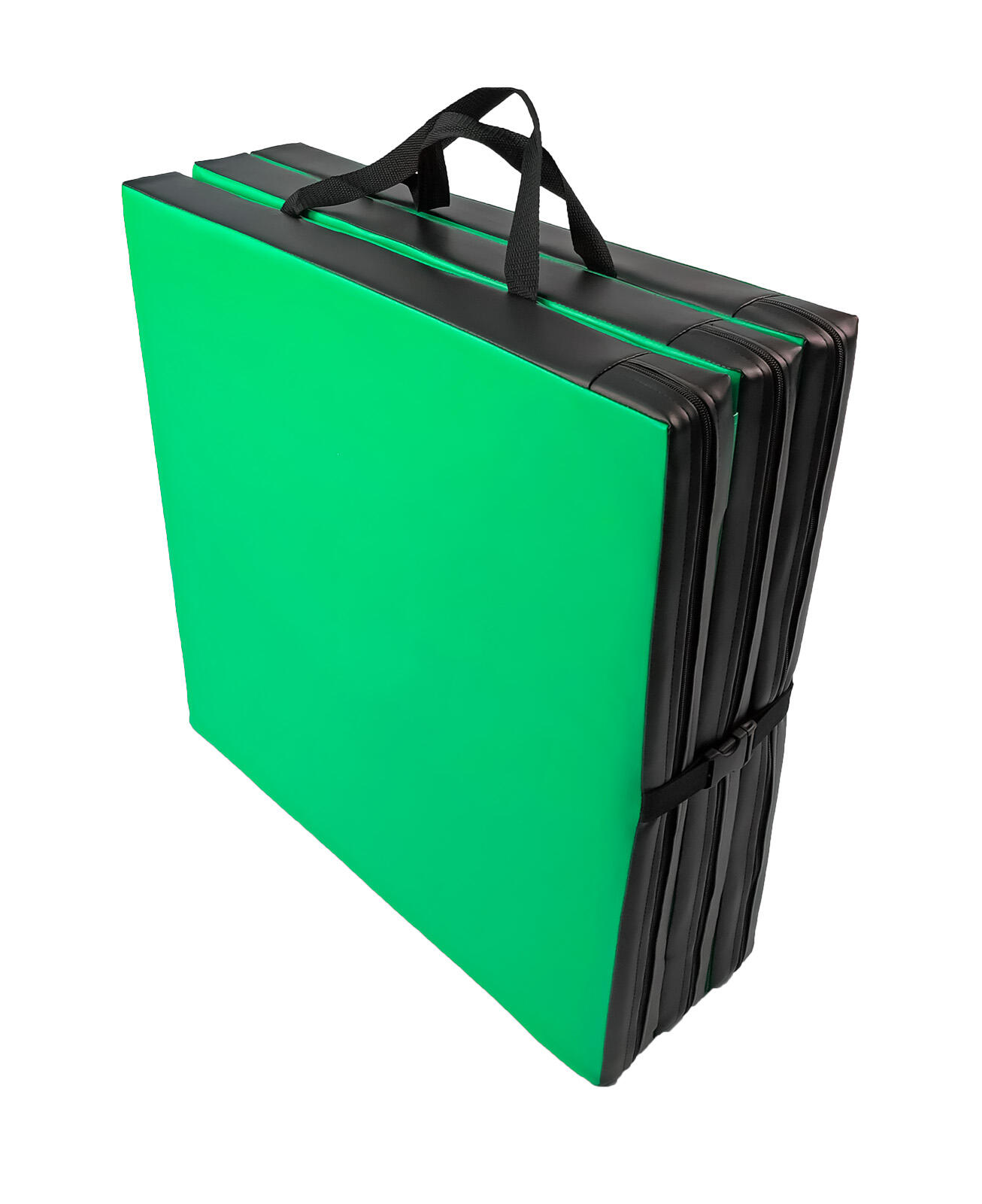 Materac gimnastyczny składany UNDERFIT 180 x 60 x 6 cm miękki zielony 4/6