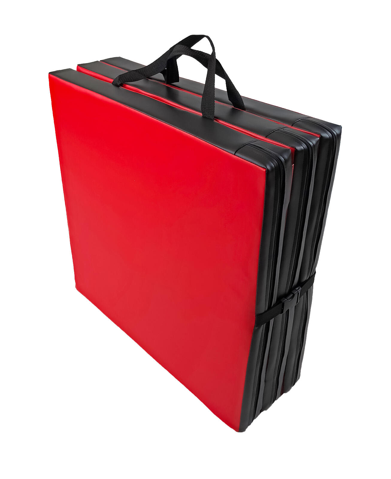Materac gimnastyczny składany UNDERFIT 180 x 60 x 6 cm miękki czerwony 4/6