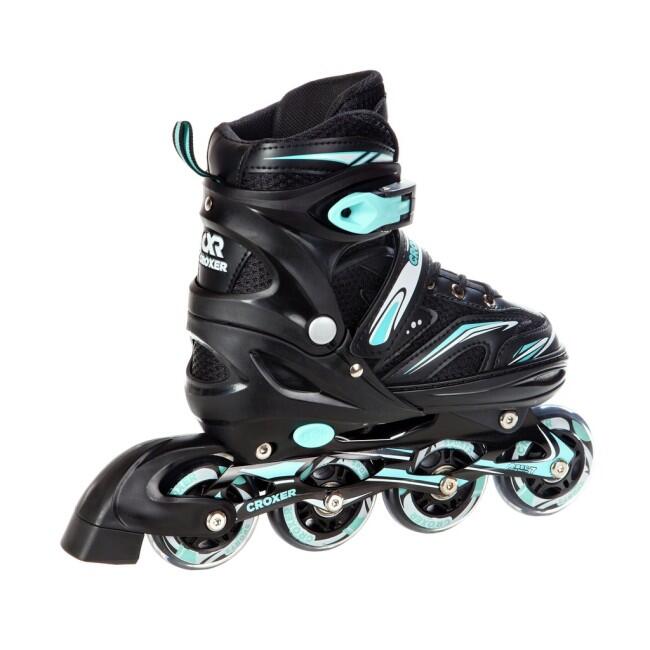 Patins à roulettes ajustables Optima Noir/Mint 3/5