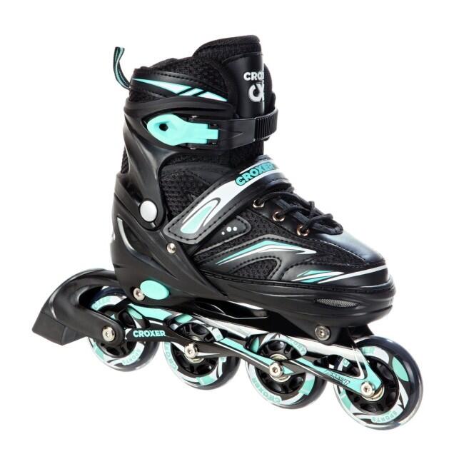 Patines ajustables Optima Negro/Menta