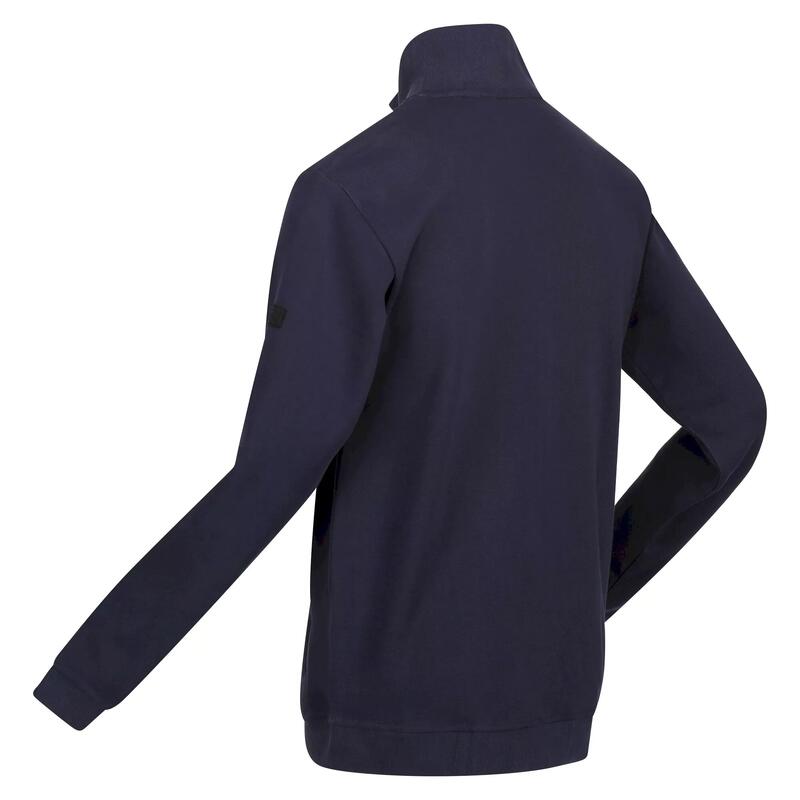 Heren Felton Sustainable Full Zip Fleece Jacket (Marine)