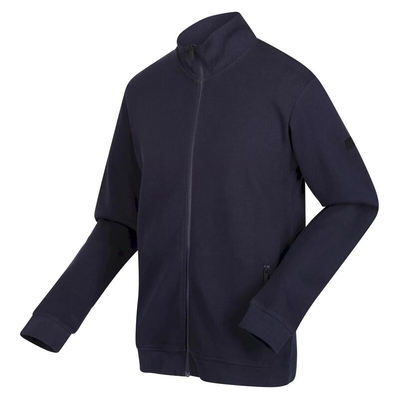 Heren Felton Sustainable Full Zip Fleece Jacket (Marine)