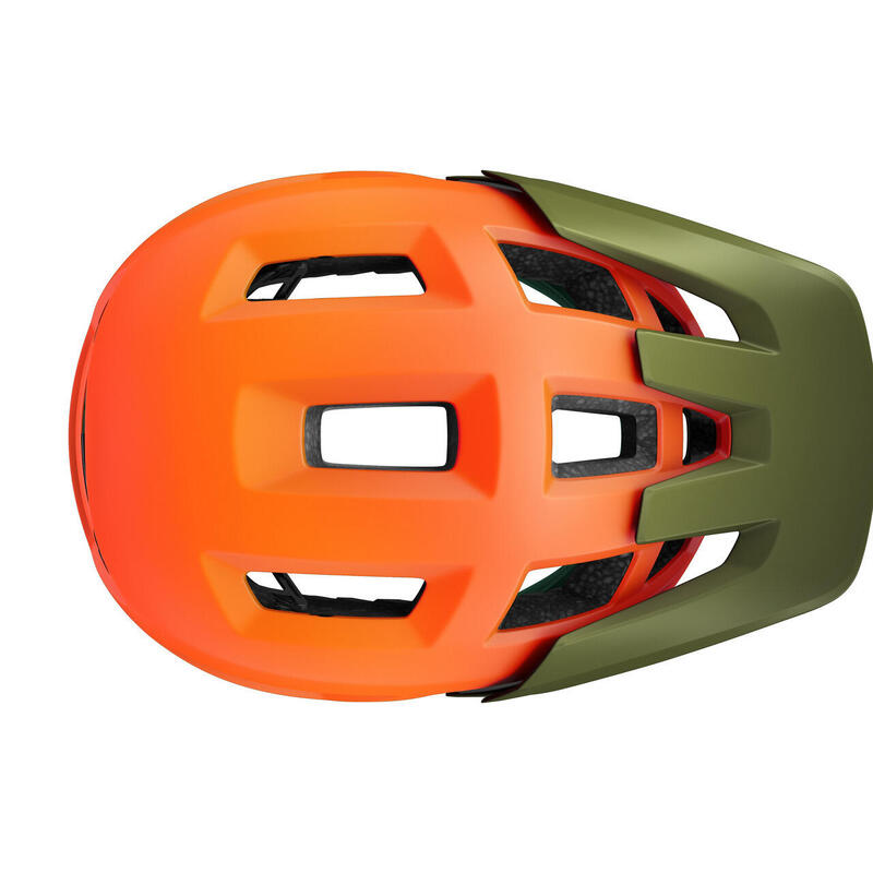 LAZER MTB-Helm Coyote KinetiCore, Orange Green