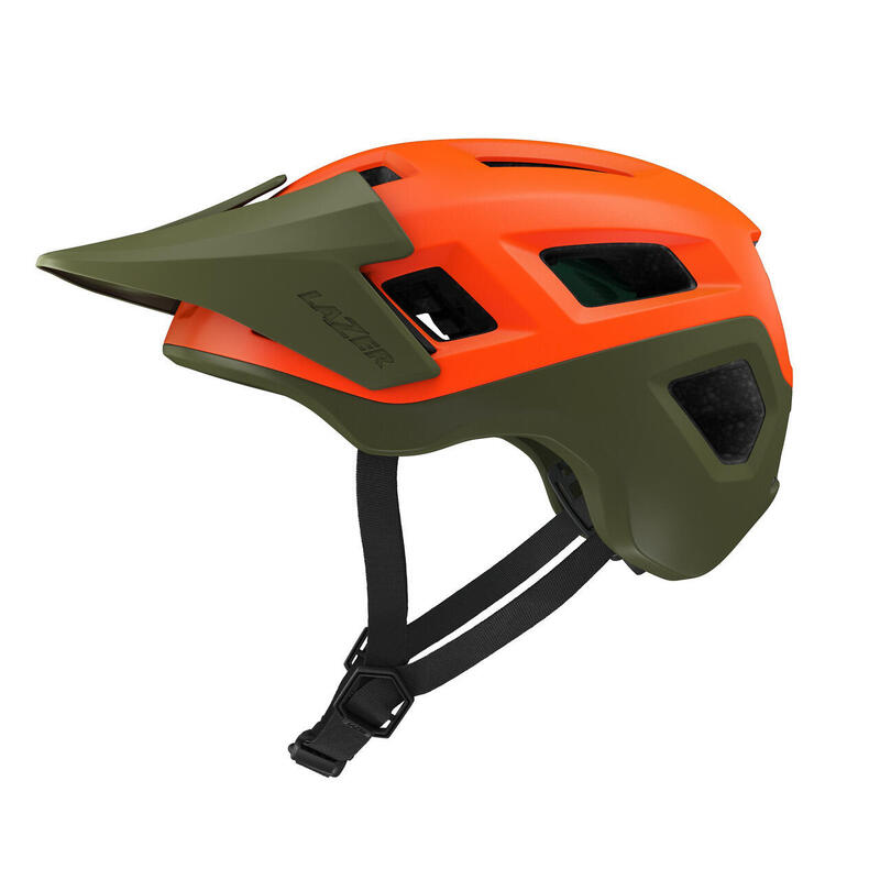 LAZER MTB-Helm Coyote KinetiCore, Orange Green