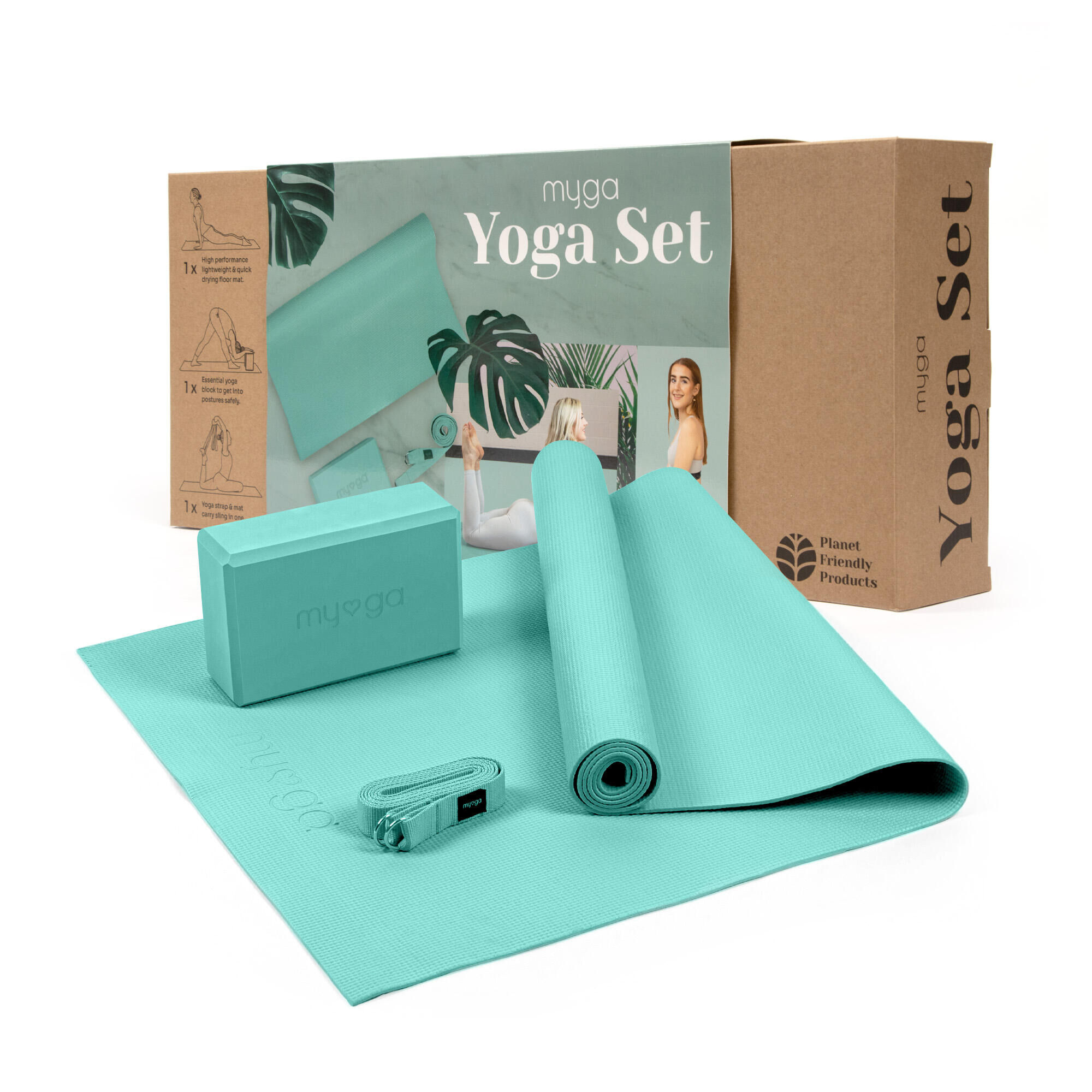 MYGA Myga Yoga Starter Kit - Turquoise