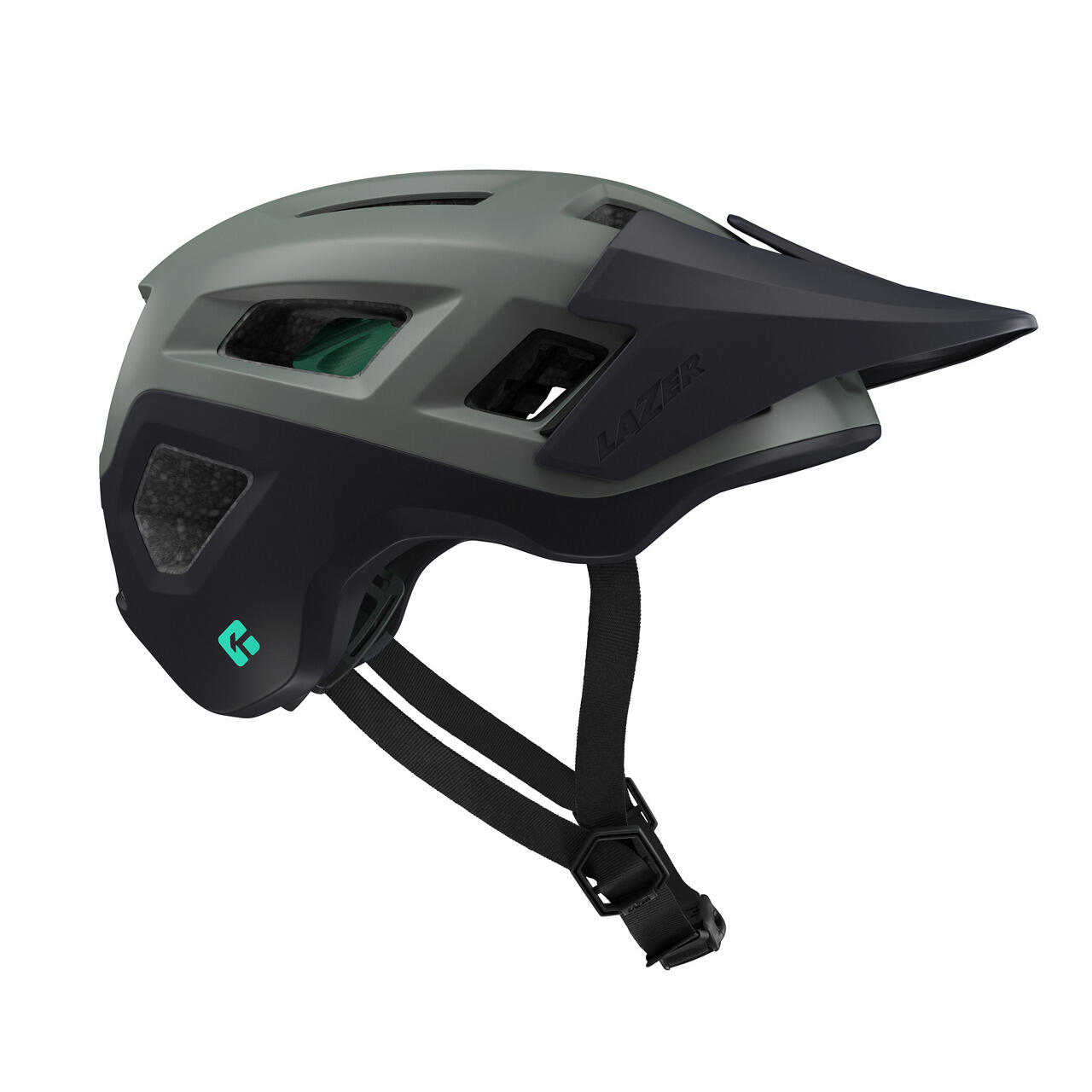 Lazer Coyote KinetiCore Cycle Helmet Matt Dark Green 5/6