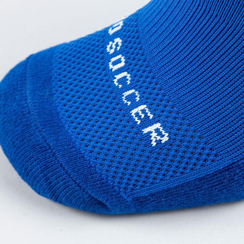 Fußballsocken für erwachsene Pro Keeper, blau.