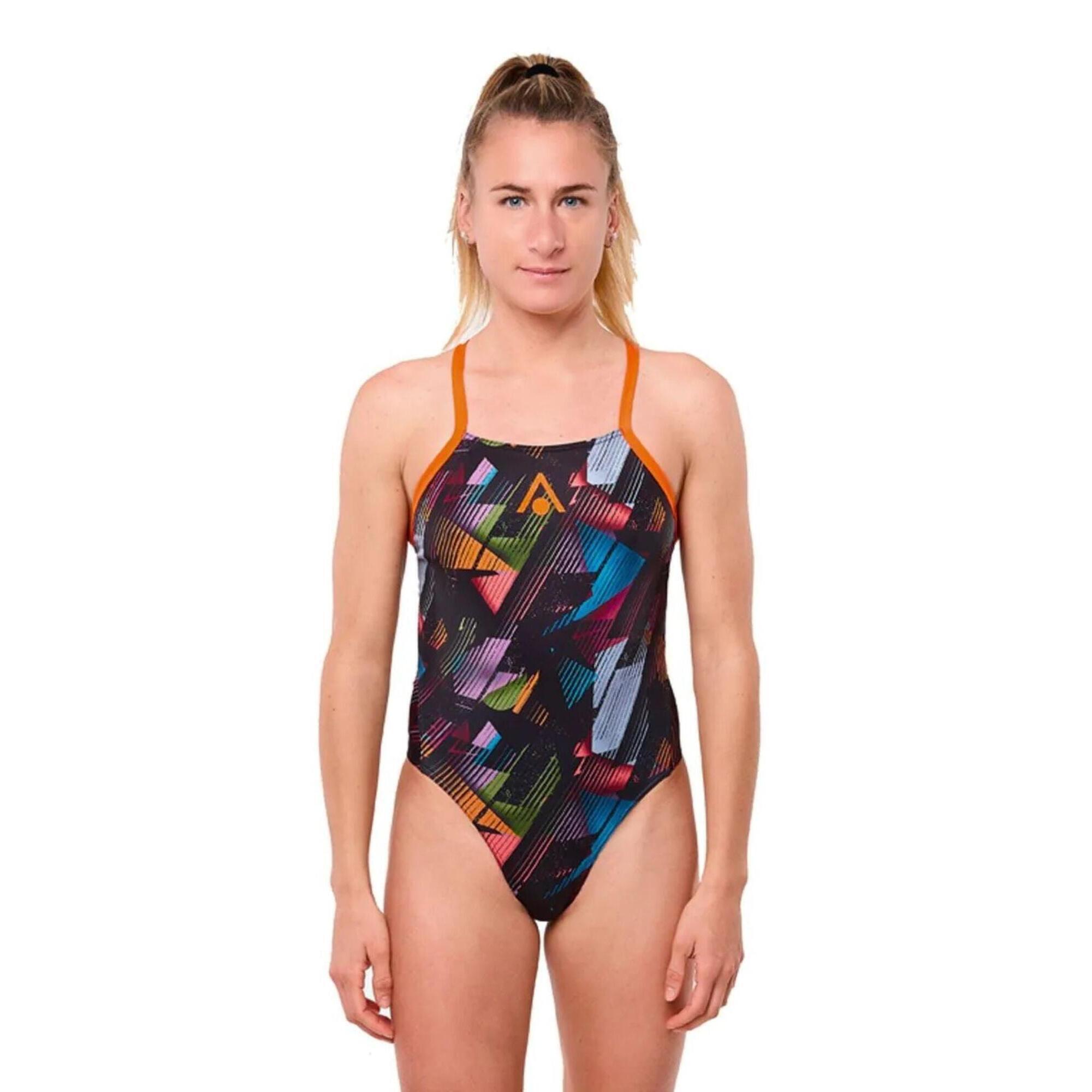 Costume Aqua Sphere Essential Tie Back donna - Blu - Taglia 38 1/5