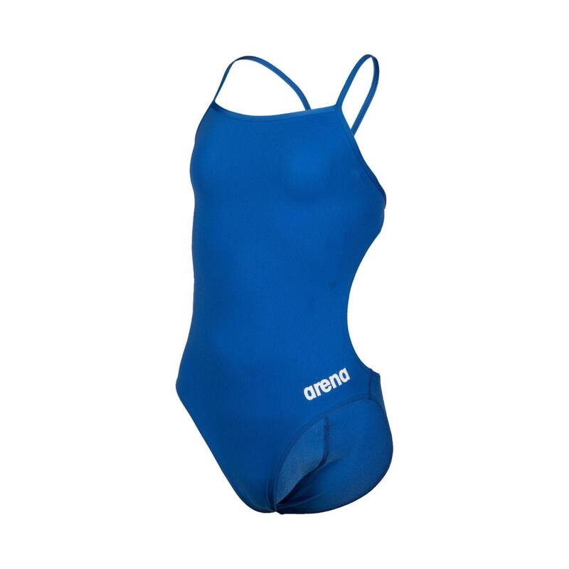 Fille Team Challenge Back Solid Combinaison de natation - Royal/Blanc