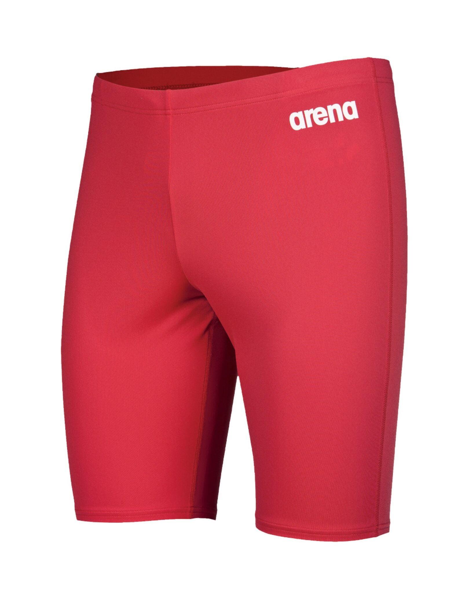 Arena Team Solid Swim Jammer - Red/White 4/5