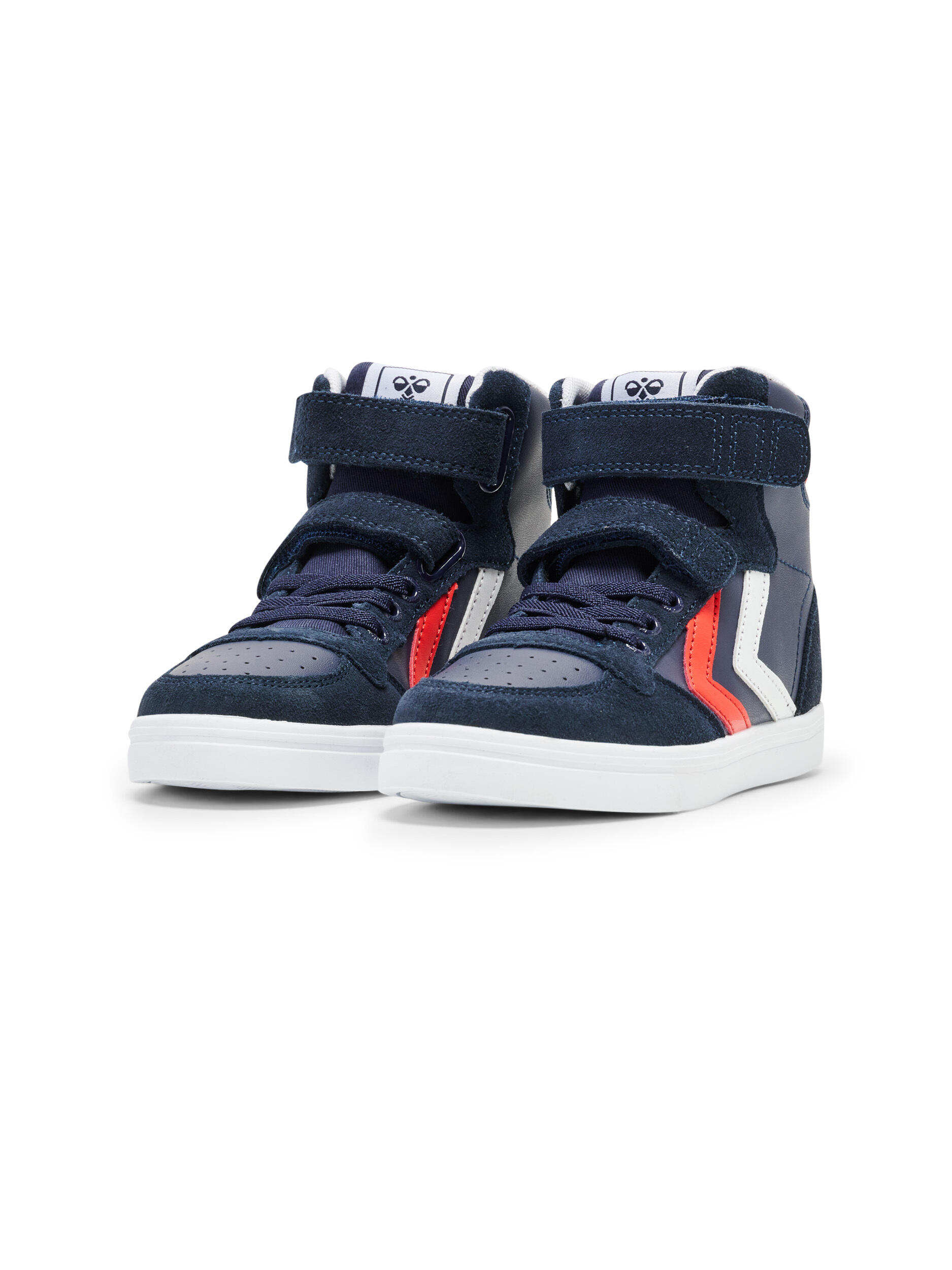 Scarpe da ginnastica in pelle per bambini Hummel Slimmer Stadil High 4/7