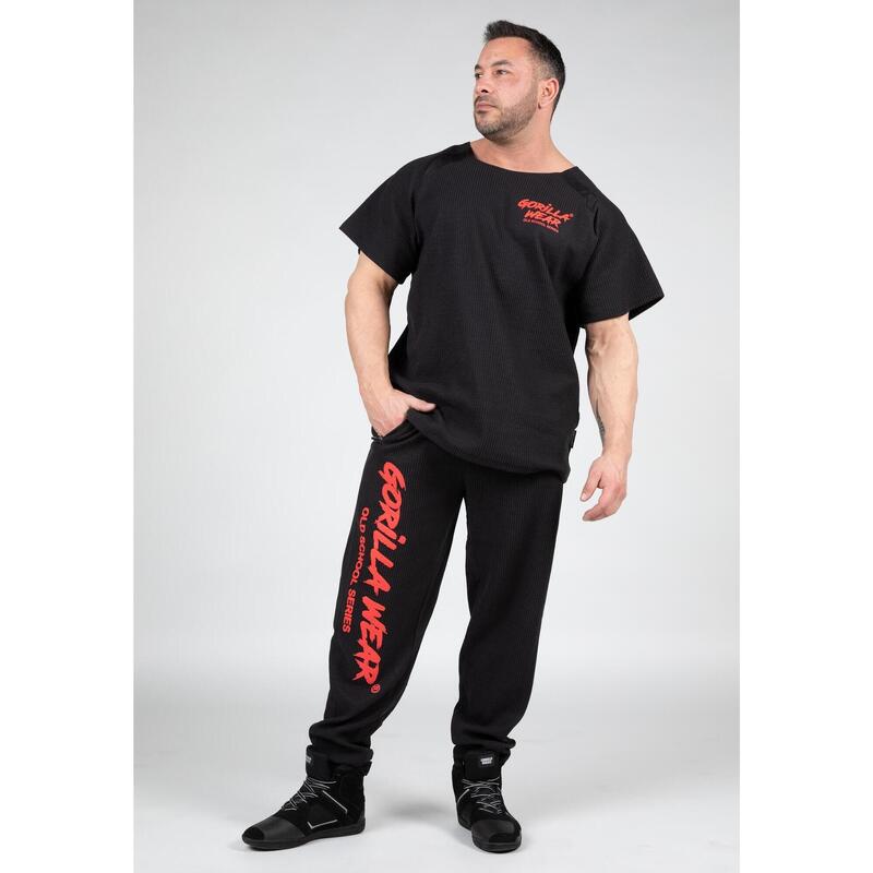 Augustine Old School Workout Top Black/Red