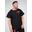 T-shirt - Augustine old school workout top - Schwarz/Rot