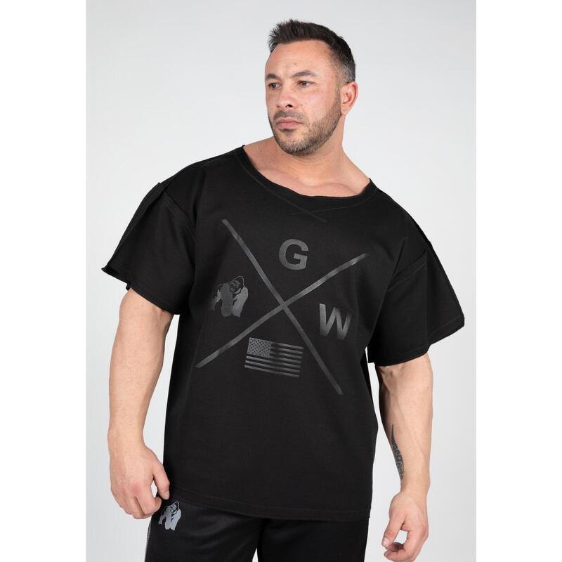 Residente buffet Abreviar Camiseta Musculación Manga Corta Hombre GORILLA WEAR Sheldon Negro | Decathlon Residente buffet Abreviar Camiseta Musculación Manga Corta Hombre GORILLA WEAR Sheldon Negro | Decathlon