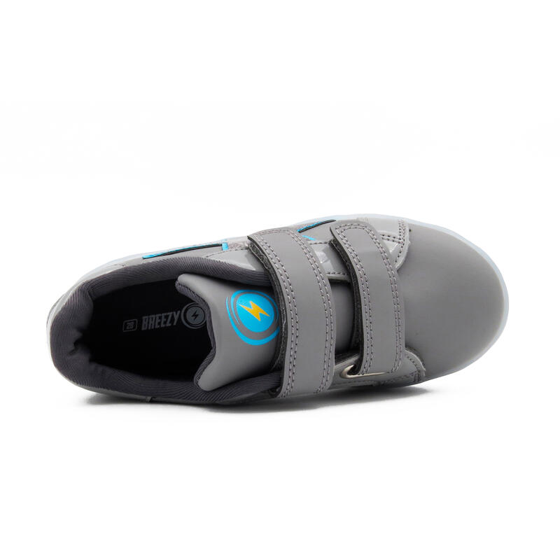 Zapatillas Deportivas Hombre Velcro Aplita Velcro Gris – Breeze Shoes