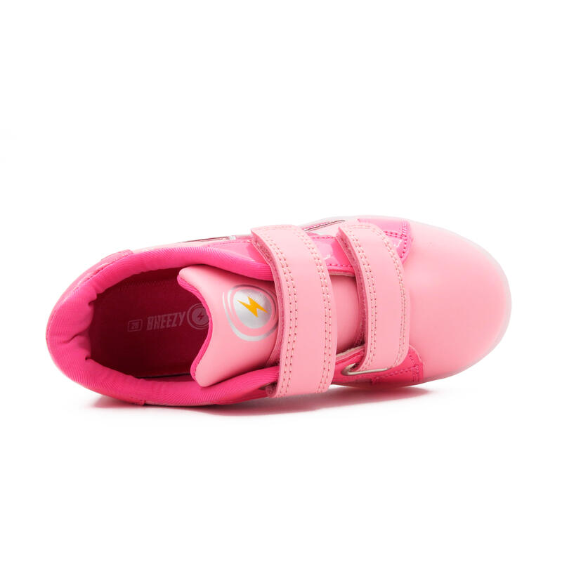 Chaussures à LED BREEZY LIGHT 2196100 les filles rose/clair