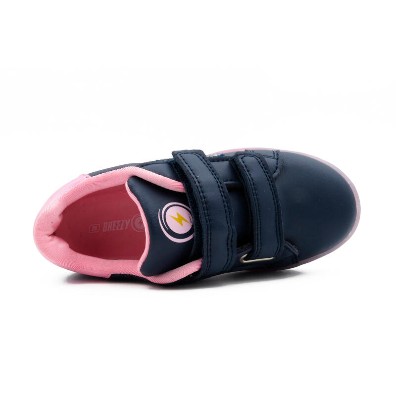 Zapatillas con Ruedas LED niños Breezy Rollers 2196111 cinta autoadherente gris