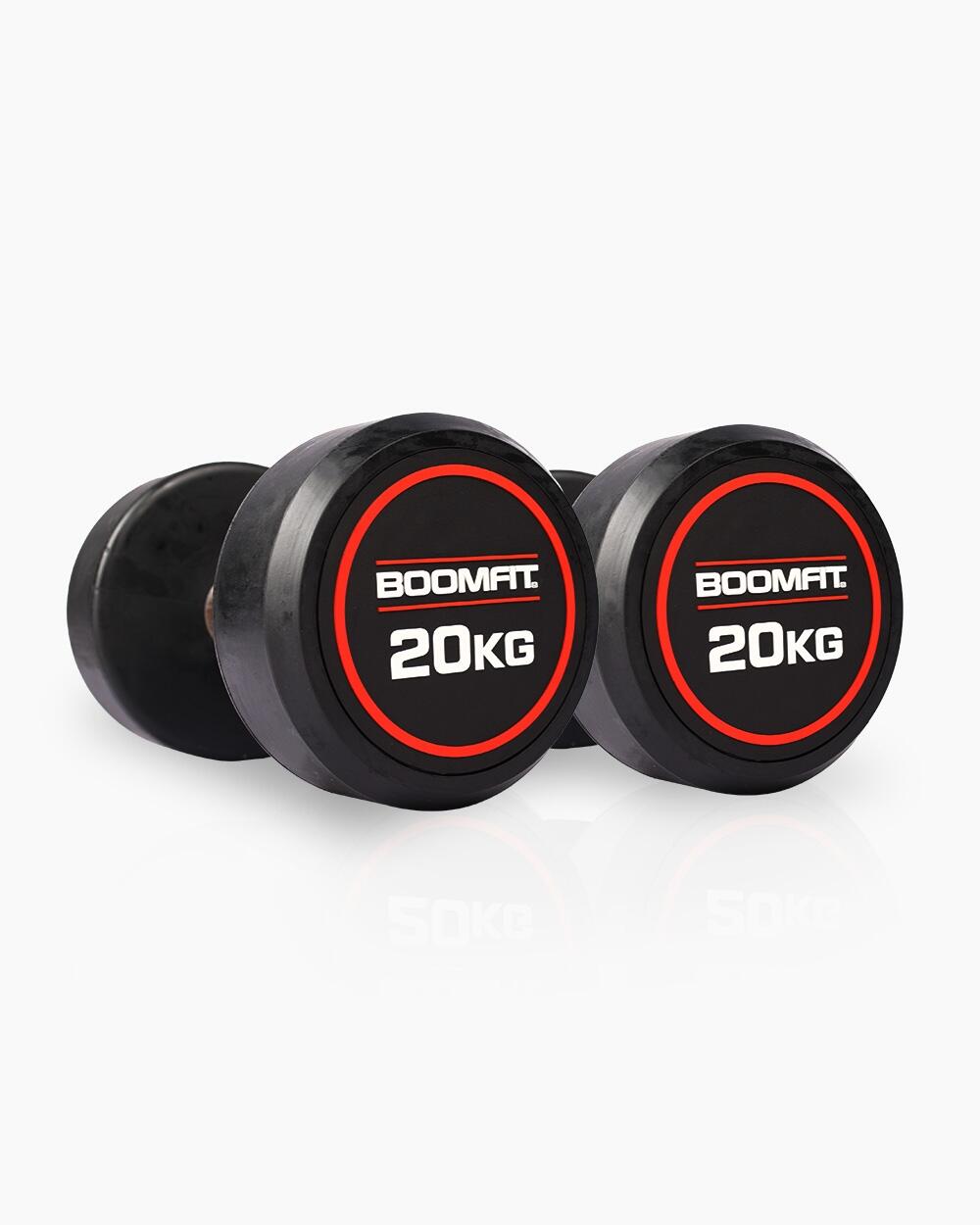 Haltères Ronds de musculation 20Kg (Paire) - BOOMFIT 2/4