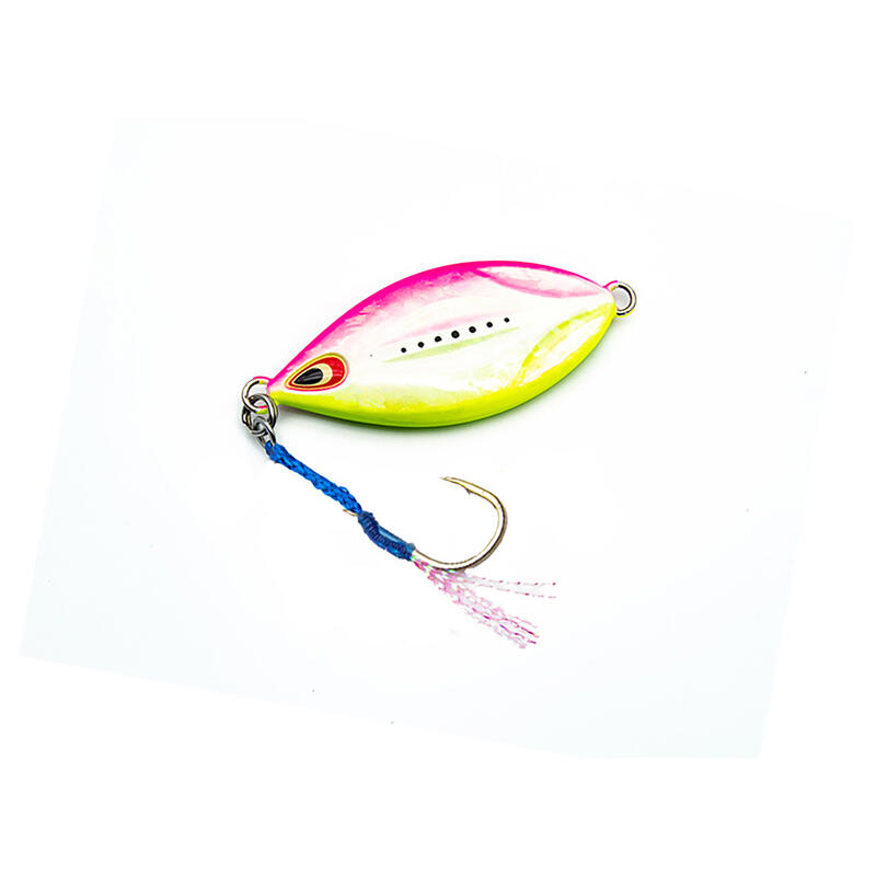 Jig spinning jigging rockfishing slow drop 5 g amarillo/rosa glow #6