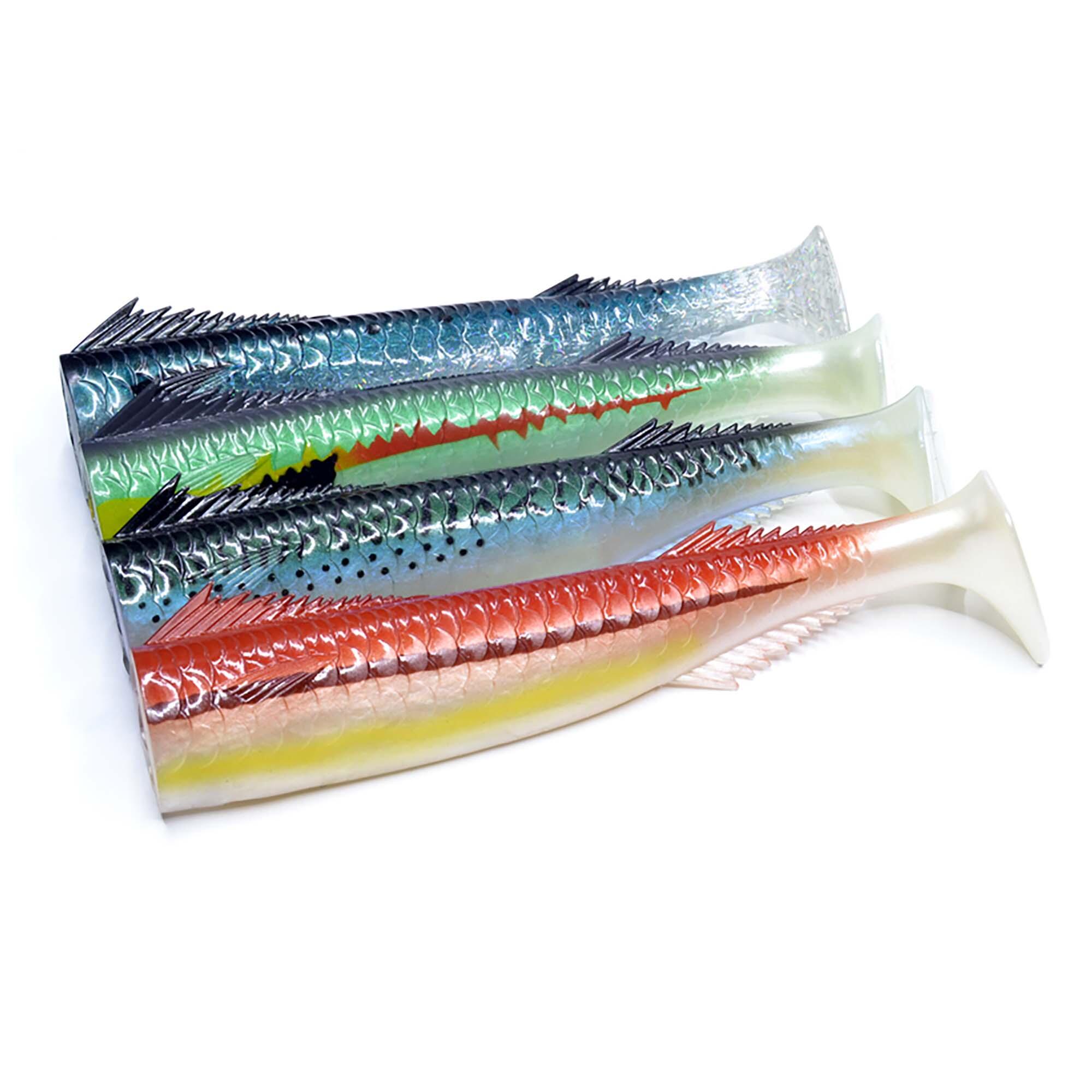 Vinilo jigging spinning 2 cuerpos repuestos Real fish JLC 2  sardina #2 2/3