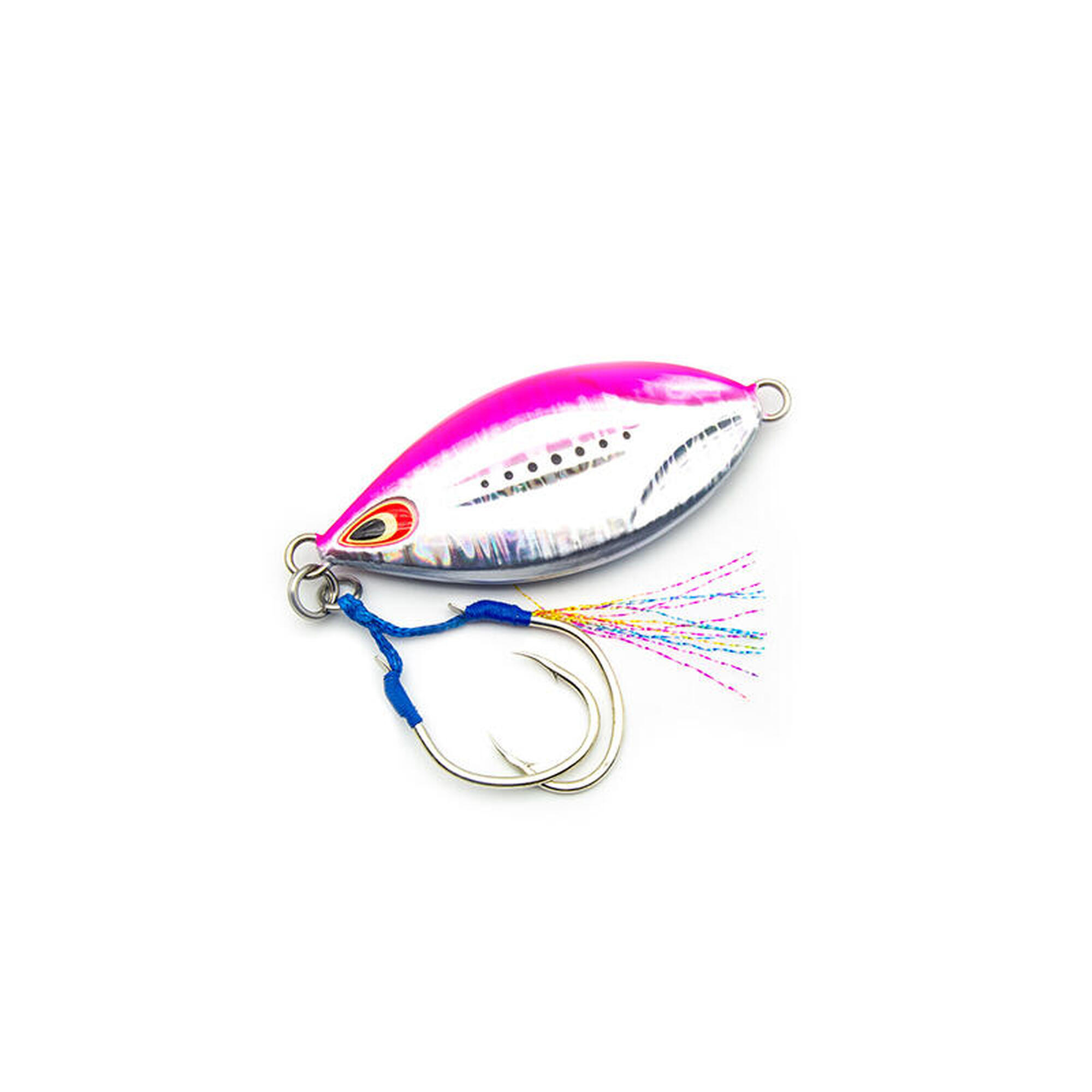 Jig spinning jigging rockfishing slow drop 70 g rosa plata #2