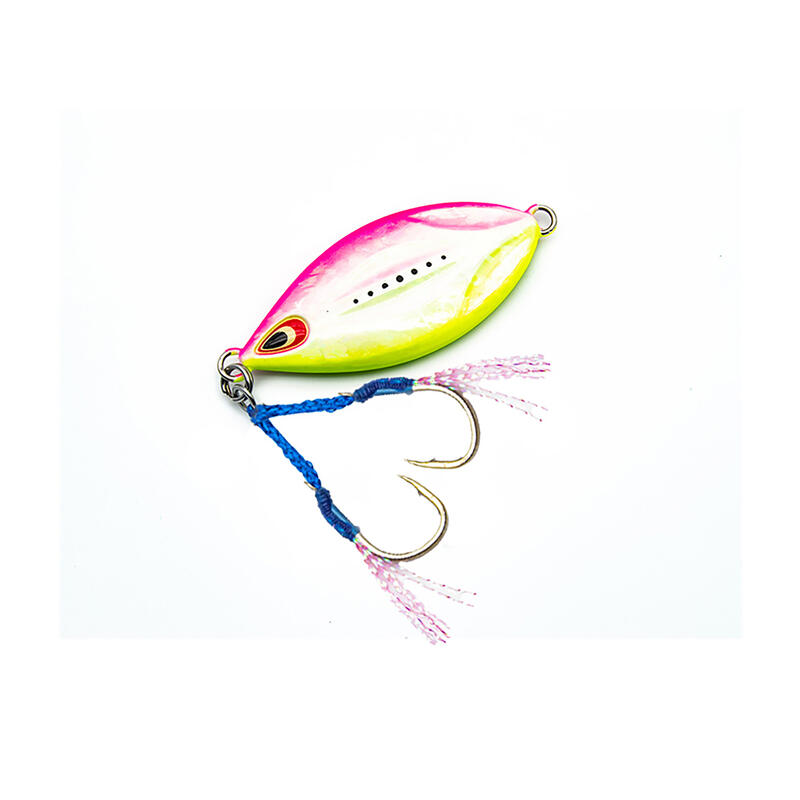 Jig spinning jigging rockfishing slow drop 35 g amarillo/rosa/glow #6