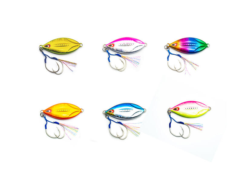 Jig spinning jigging rockfishing slow drop 20 g rosa plata #2 2/3