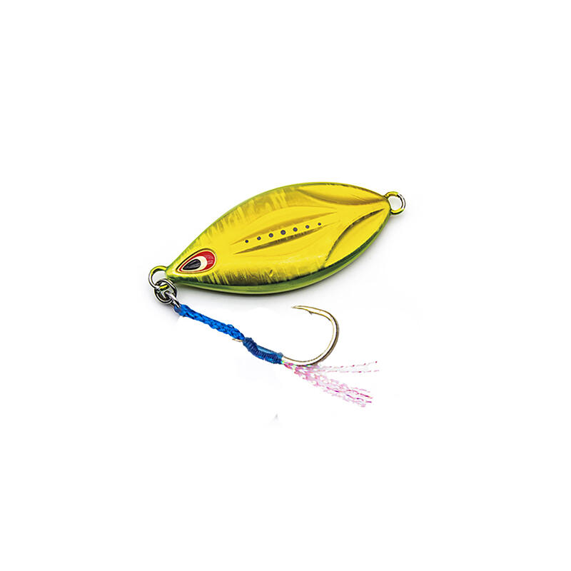 Jig spinning jigging rockfishing slow drop 5 g verde oro #1