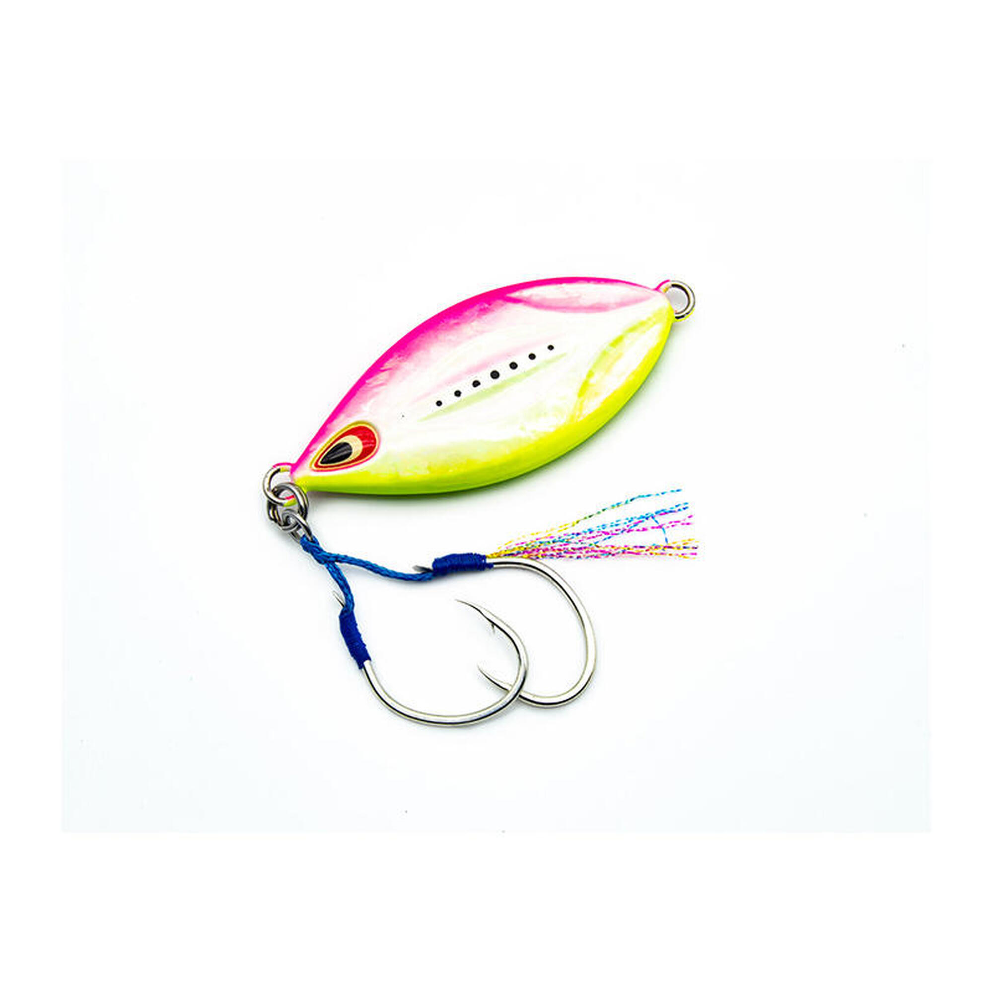 Jig spinning jigging rockfishing slow drop 50 g amarillo/rosa glow #6