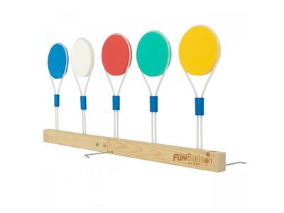 Bogenschießzielscheibe FUN BIATHLON