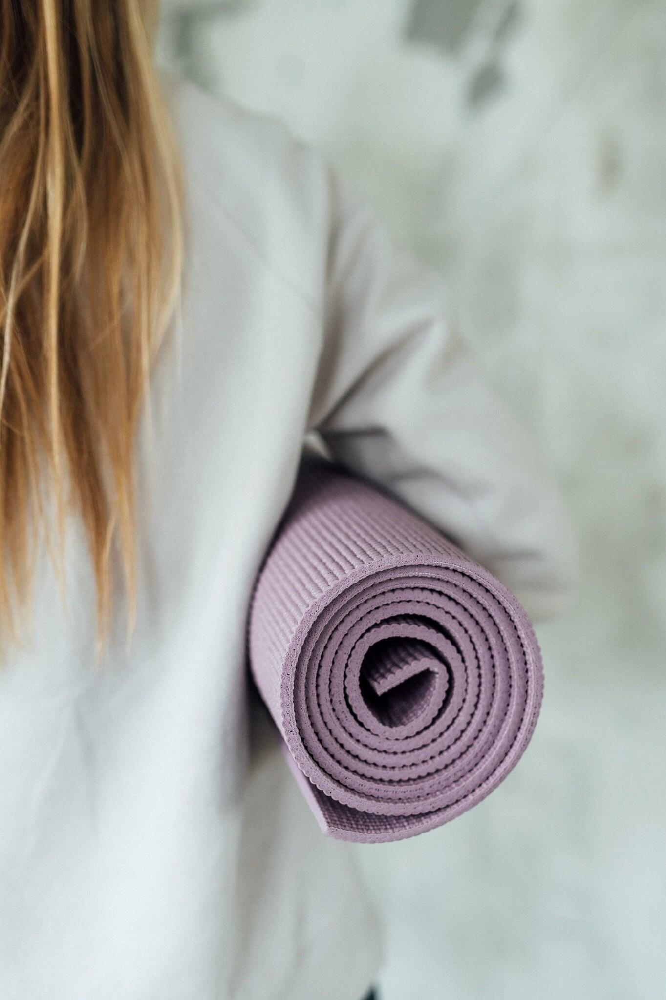 Lotus Yogamat sticky extra dik moon lavendelpaars 4/5