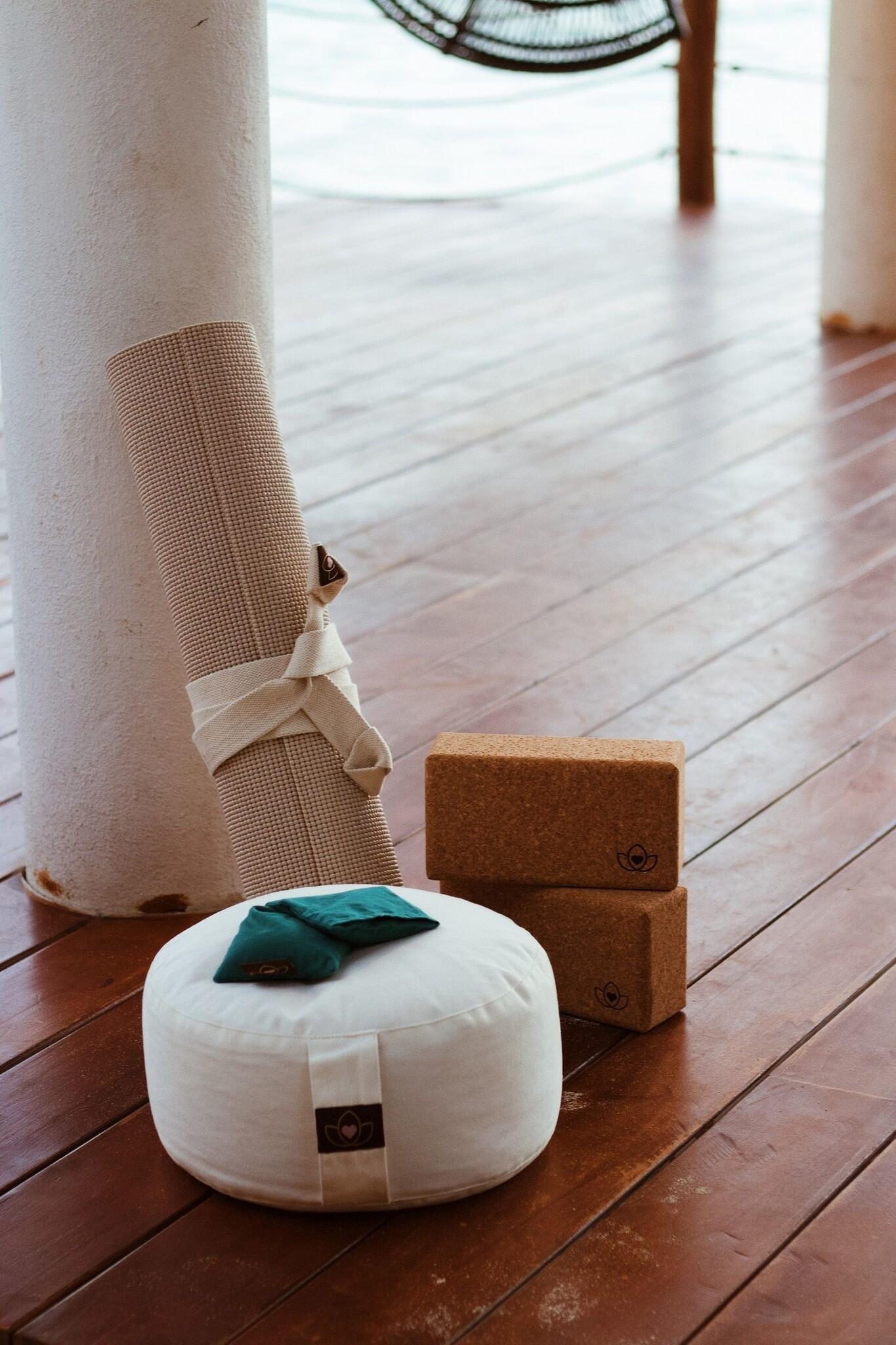 Lotus Yoga blok eco natuurkurk lotus 5/5