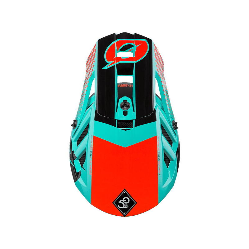 Blade Polyacrylite Ace - Casco integral - Menta/Naranja/Negro