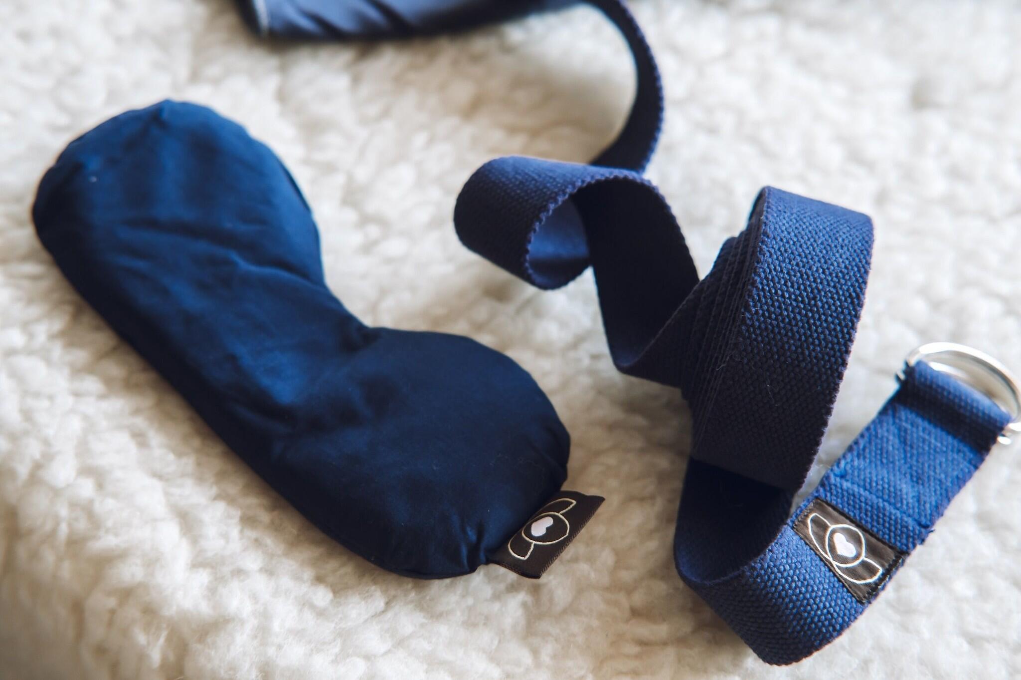 Lotus Yoga riem extra lang indigo 5/5
