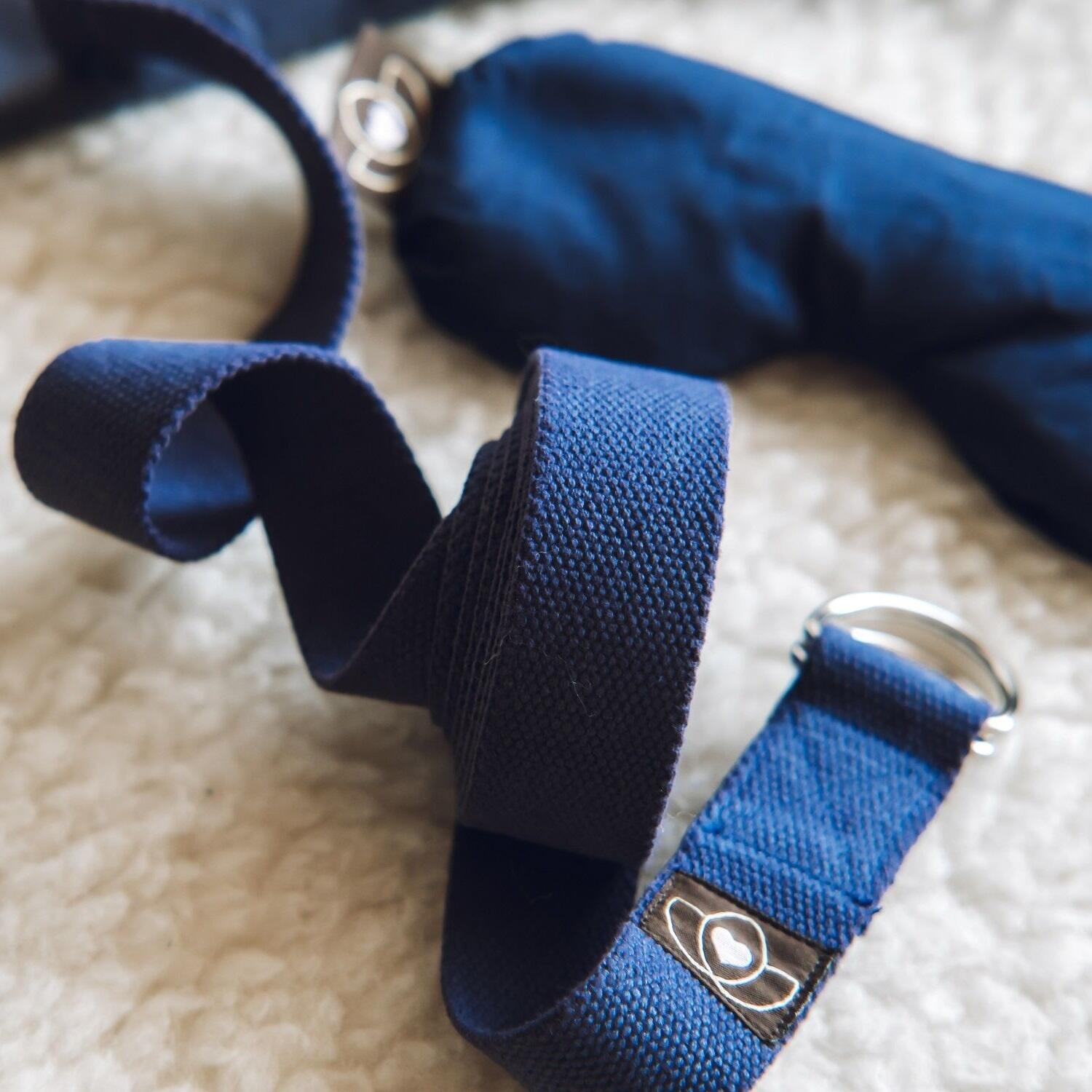 Lotus Yoga riem extra lang indigo 4/5