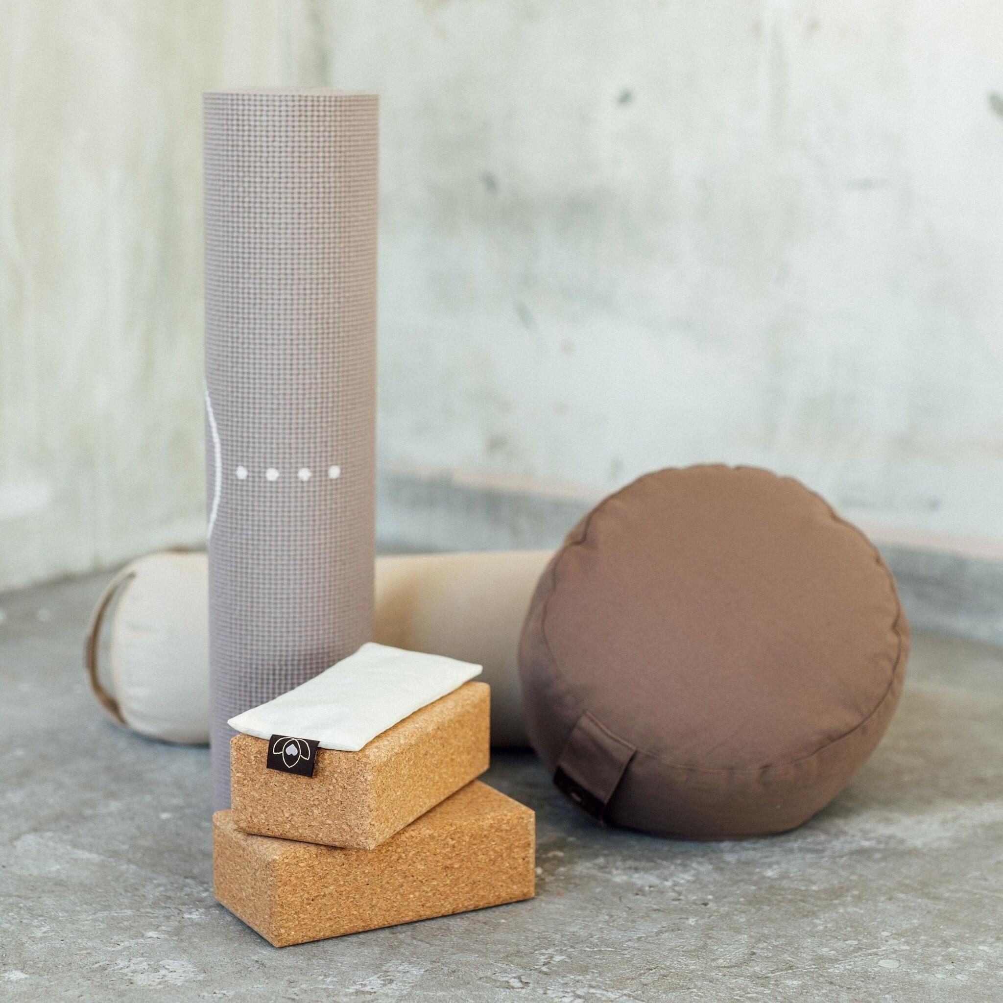 Lotus Yogamat sticky extra dik balance taupe 5/5