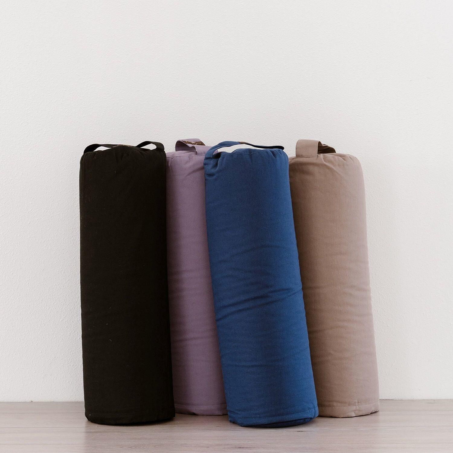 Lotus Bolster eco indigo rond 4/5