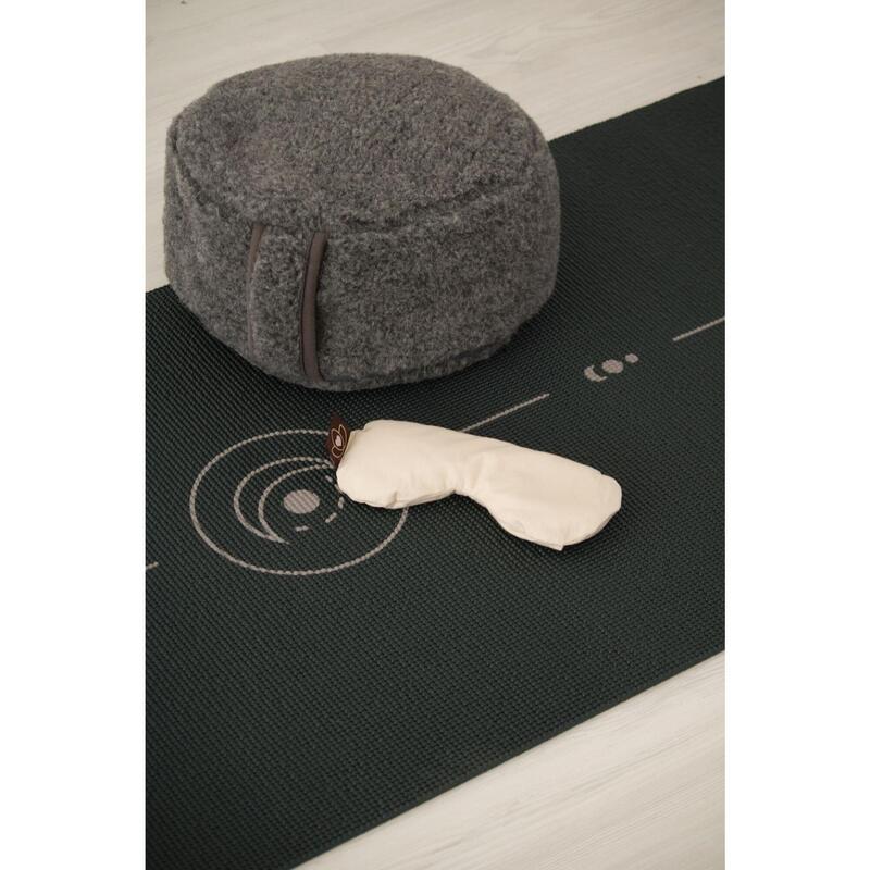 Lotus Meditatiekussen antraciet merino wol