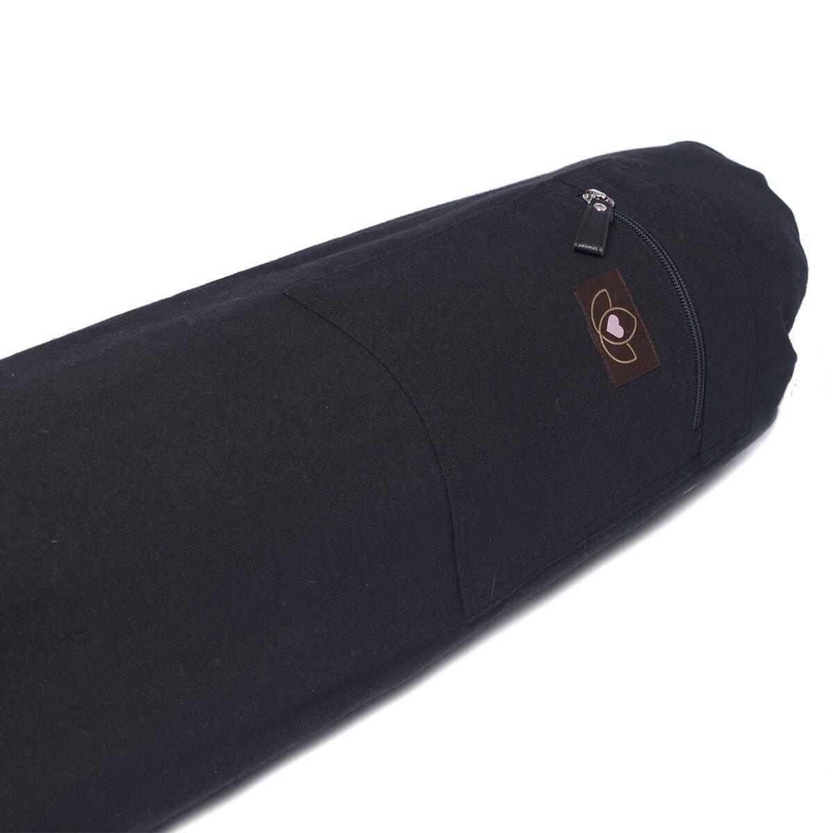 Lotus Yogatas met trekkoord katoen eco zwart 5/5