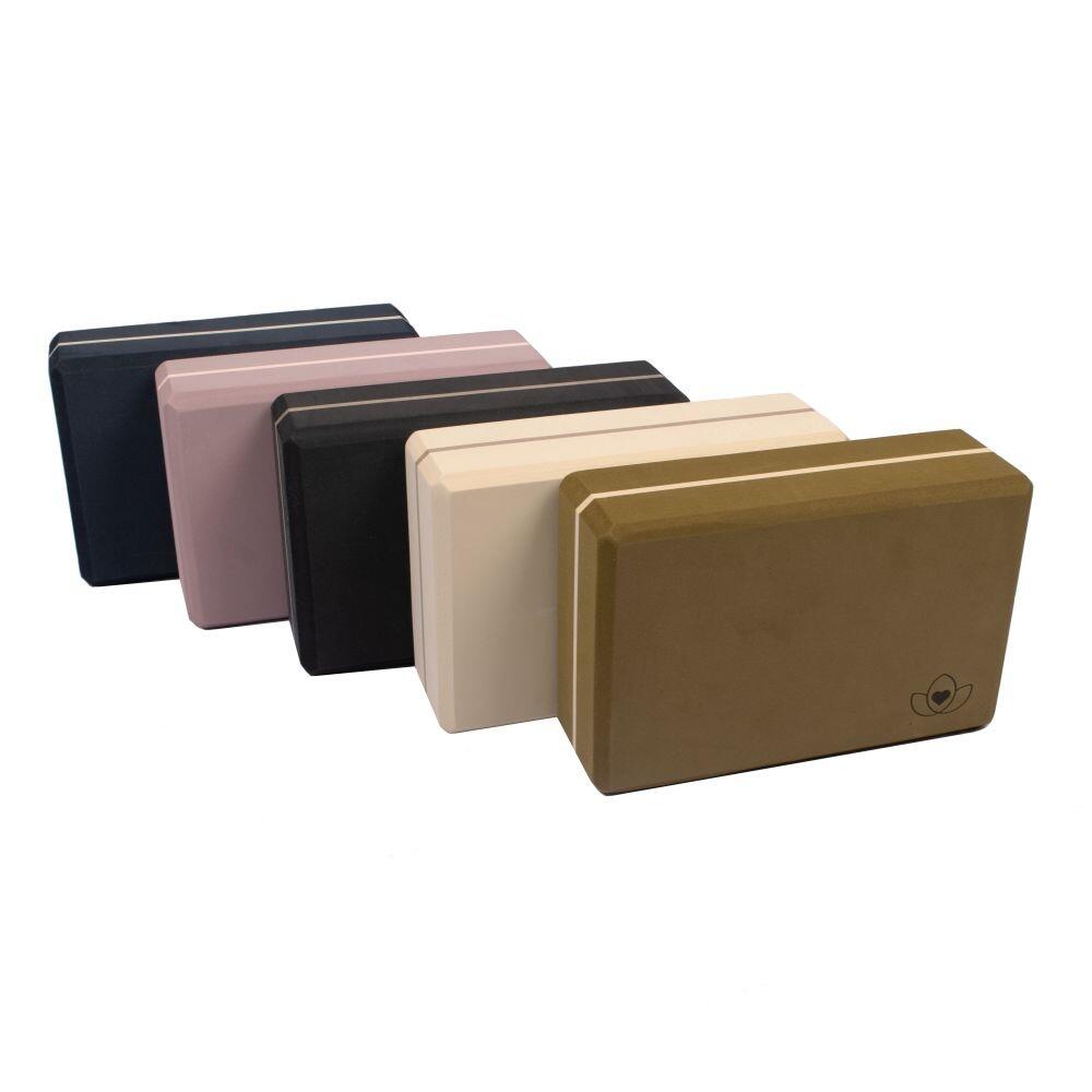 Lotus Yoga blok high density lavendelpaars 4/5