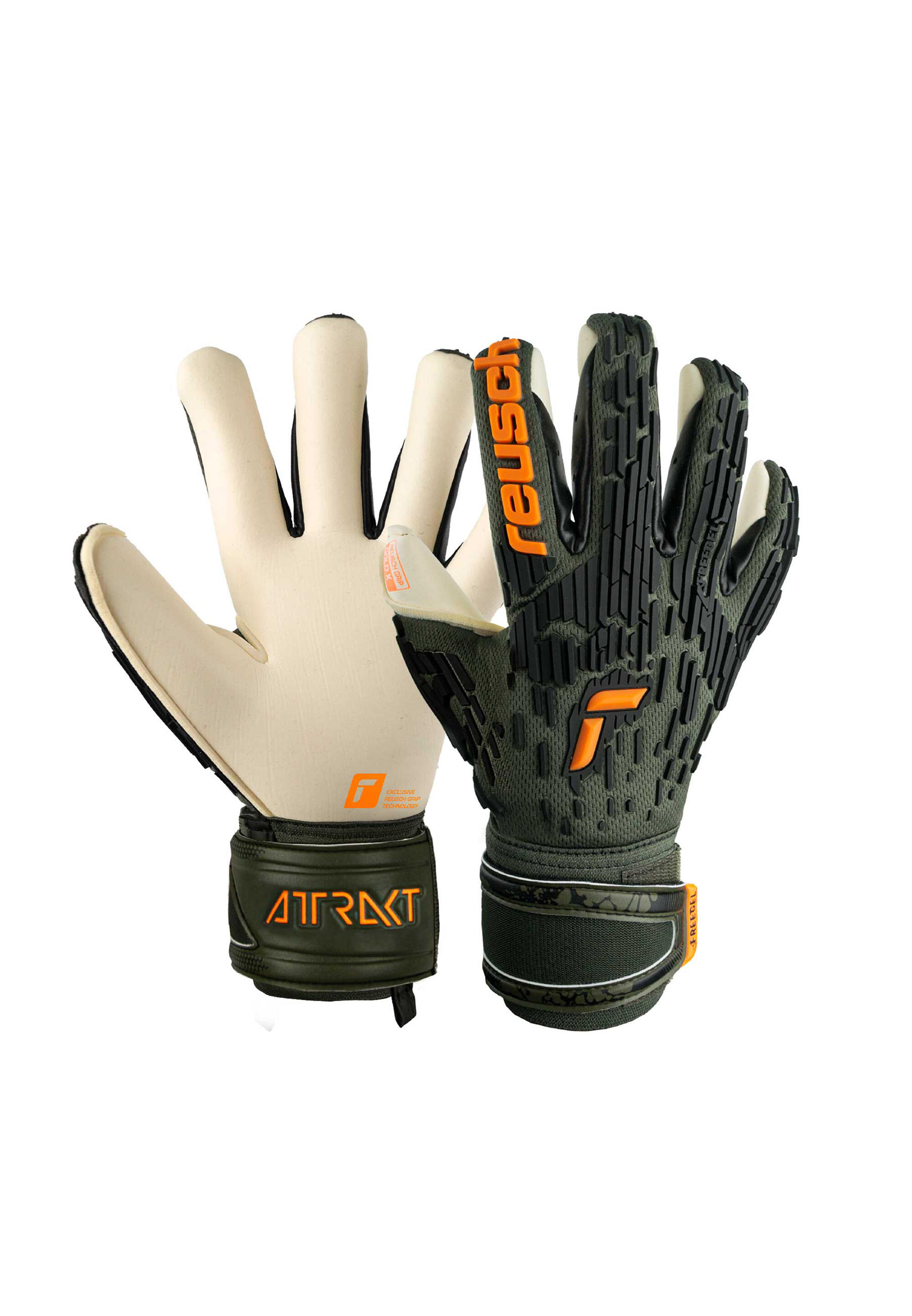 REUSCH Reusch Attrakt Freegel Gold X  Goalkeeper Gloves