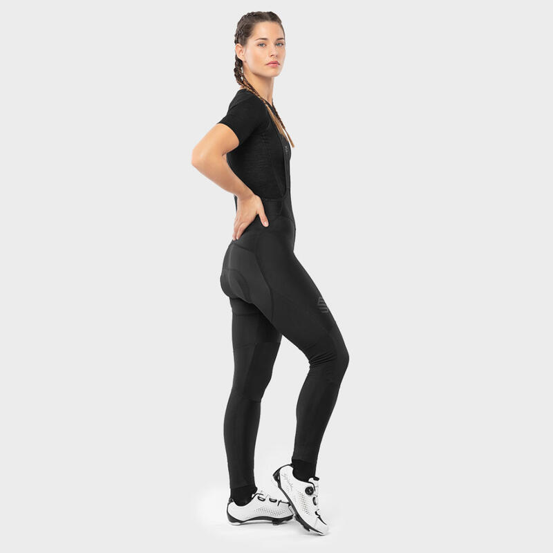 Culote largo ciclismo mujer SRX Pro Premier SIROKO Negro