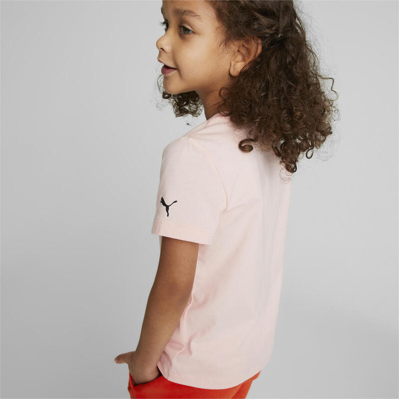 T-Shirt PUMA x BOB L'ÉPONGE com logótipo para crianças Rosa Dust Pink