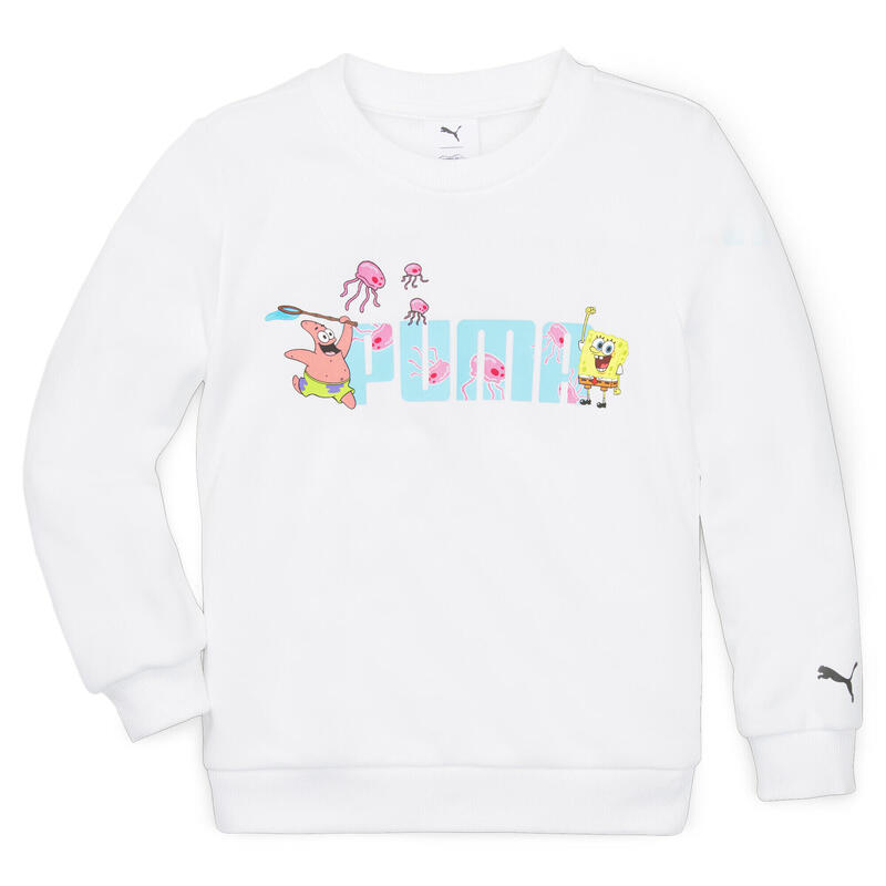 PUMA x SPONGEBOB Rundhalsausschnitt-Sweatshirt Kinder PUMA White