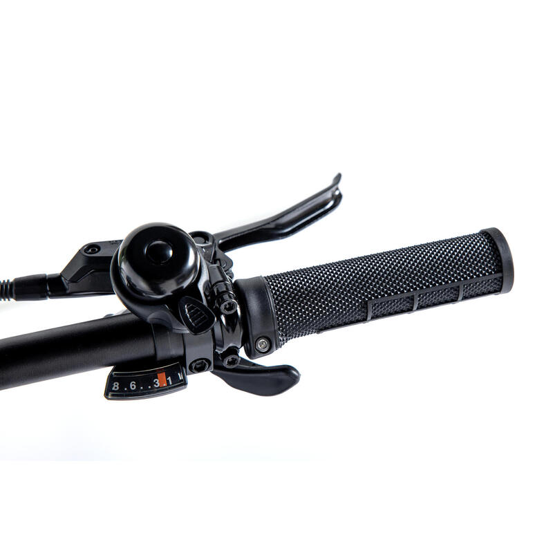 Bicicletă electrică cu suspensie integrală E-MTB 29'' PRO cu motor central.