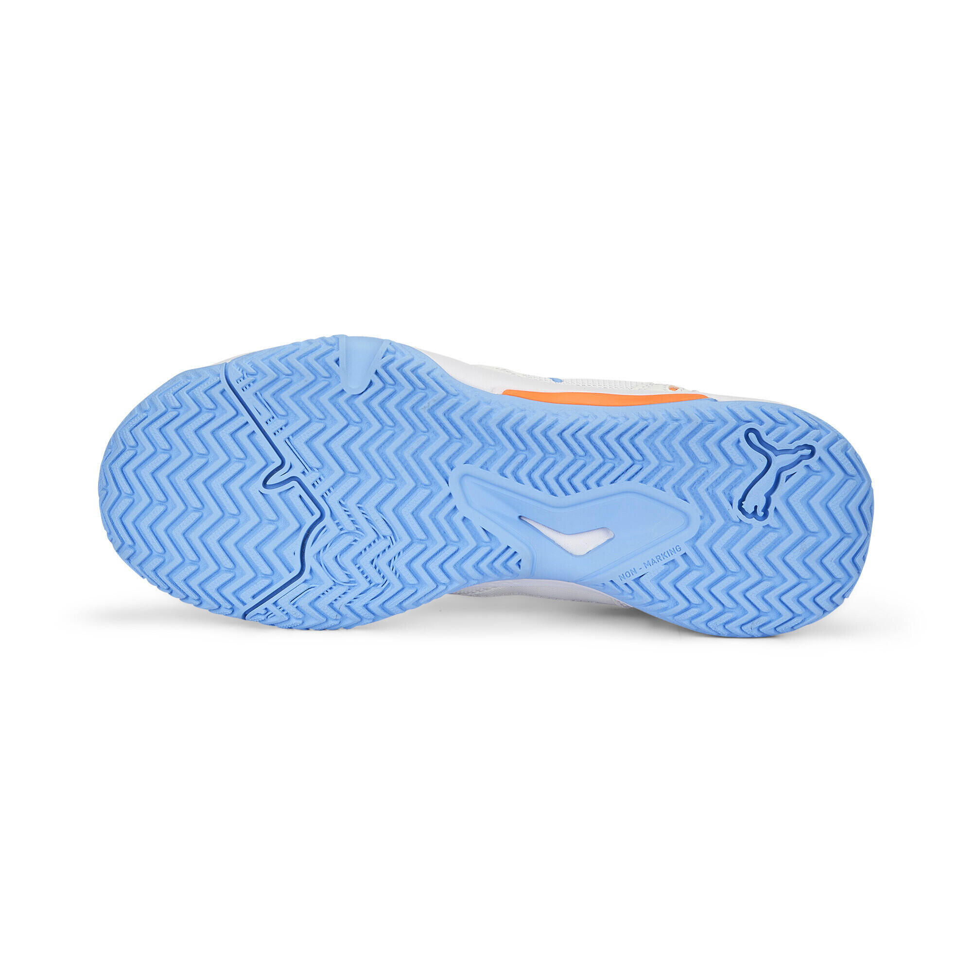 Scarpe da padel Solarsmash RCT per ragazzi PUMA White Black Team Light Blue 4/6