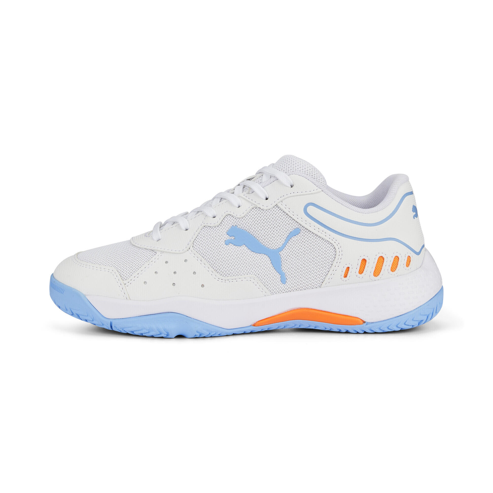 Scarpe da padel Solarsmash RCT per ragazzi PUMA White Black Team Light Blue 3/6