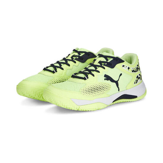 Zapatillas de pádel Solarcourt RCT PUMA White Ravish Fast Yellow Pink