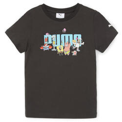 T-shirt à logo PUMA x BOB L’ÉPONGE Enfant PUMA Black