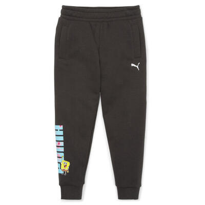 Puma x spongebob sweatpants voor kinderen puma black